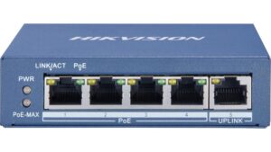 Hikvision DS-3E0505P-E/M 4-Port Gigabit PoE Ethernet Switch