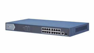 Hikvision DS-3E0518P-E/M 16-Port Gigabit PoE Ethernet Switch with 2 Uplink Ports