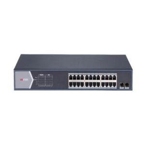 Hikvision DS-3E1526P-E1/M 24-Port Gigabit PoE Ethernet Switch with 1 Uplink Port