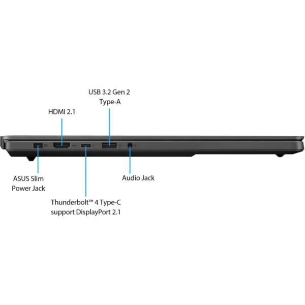 ASUS ROG Zephyrus G16 (2024) – Intel® Core™ Ultra 9 185H / RTX 4070 8GB / 16GB LPDDR5X / 1TB PCIe Gen4 SSD / 16" OLED 240Hz