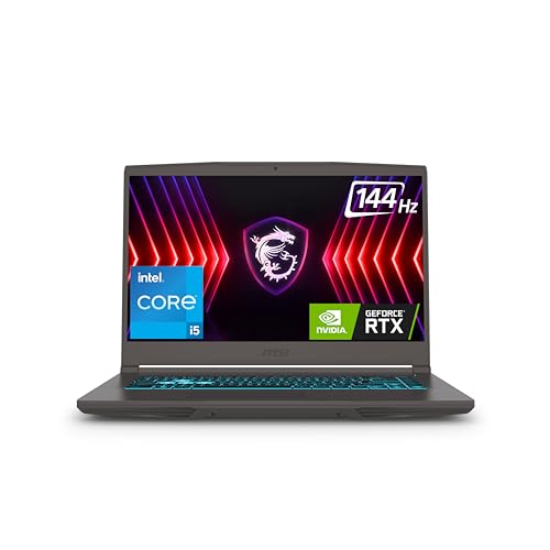 Thin 15 B12UCX – Intel® Core™ i5-12450H / GeForce RTX 2050 4GB / 16GB DDR4 / 512GB SSD / 15.6" FHD 144Hz