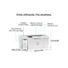 HP Laser Printer 111W – Wireless Monochrome Laser Printer for Home and Small Office