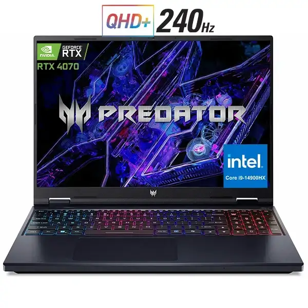 Predator Helios Neo 16 – Intel® Core™ i9-14900HX / RTX 4060 8GB / 32GB DDR5 / 1TB PCIe NVMe SSD / 16" WQXGA 240Hz