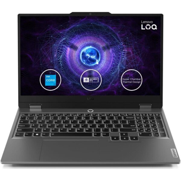 Lenovo LOQ 15IRX9 – Intel® Core™ i5-13450HX, 16GB RAM, 512GB SSD, NVIDIA® GeForce RTX™ 4050 6GB, 15.6" IPS Gaming Laptop
