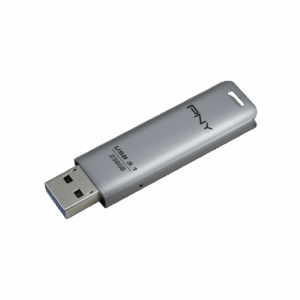 PNY Elite Steel USB 3.1 Flash Drive – 64GB