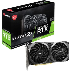 MSI GeForce RTX 3060 VENTUS 2X OC – 12GB GDDR6, Dual-Fan Overclocked Gaming Graphics Card