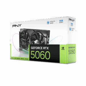 PNY GeForce RTX™ 5060 8GB Overclocked Dual Fan DLSS 4